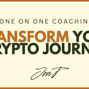 1:1 Crypto Coaching - One Hour Virtual Session